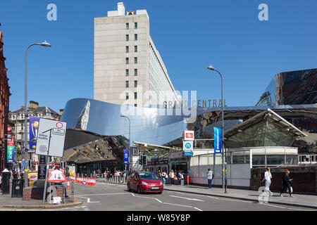 La stazione ferroviaria Birmingham New Street di Birmingham West Midlands, England, Regno Unito Foto Stock