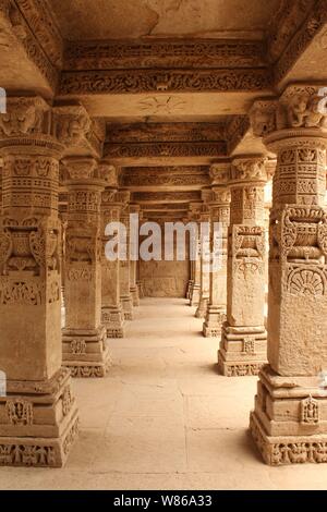 Le immagini di fase e in PATAN GUJAAT, INDIA. Foto Stock