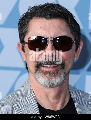 Los Angeles, Stati Uniti. 07 Ago, 2019. LOS ANGELES, CALIFORNIA, STATI UNITI D'AMERICA - agosto 07: Attore Lou Diamond Phillips arriva al FOX TCA Estate 2019 All-Star partito svoltasi presso i Fox Studios il 7 agosto 2019 a Los Angeles, California, Stati Uniti. (Foto di Xavier COLLIN/Image Press Agency) Credito: Image Press Agency/Alamy Live News Foto Stock