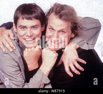 Jim Carrey, Jeff Daniels, muto e più muto, 1994 Foto Stock