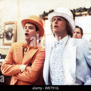 Jim Carrey, Jeff Daniels, muto e più muto, 1994 Foto Stock
