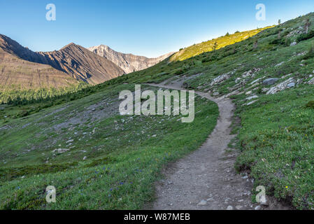 Highwood passano in Peter Lougheed Parco Provinciale, Alberta, Canada Foto Stock