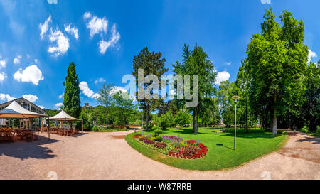 Giardino a Bad Kreuznach, Germania Foto Stock