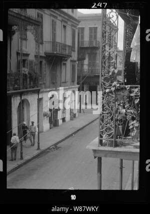 Il blocco 600 di Royal Street, New Orleans Foto Stock