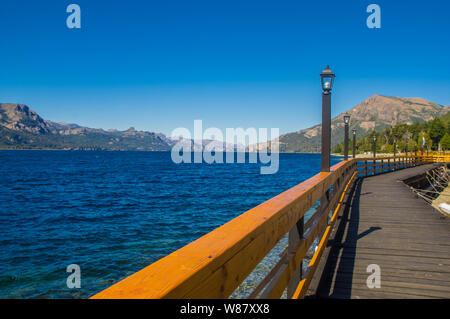 Lago Traful situato in Patagonia, luogo incantato, Argentina Foto Stock