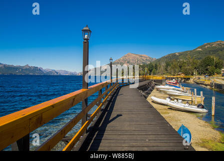 Lago Traful situato in Patagonia, luogo incantato, Argentina Foto Stock