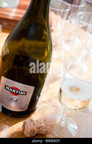 Martini Asti bottiglia Foto Stock