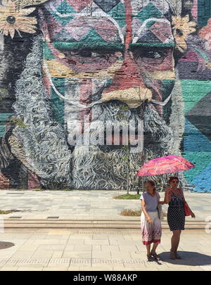 Etnicità, MURALE DI RIO DE JANEIRO Foto Stock