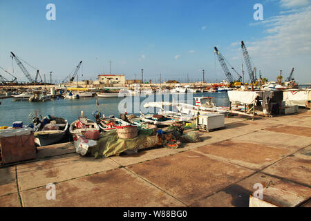 Il lungomare a Sidone ( Sayda ), Libano Foto Stock