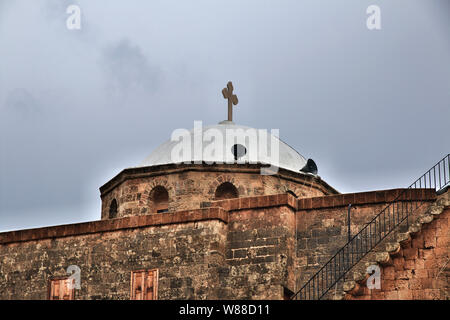 La chiesa in Batroun, Libano Foto Stock