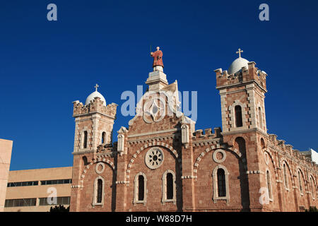 La chiesa in Batroun, Libano Foto Stock