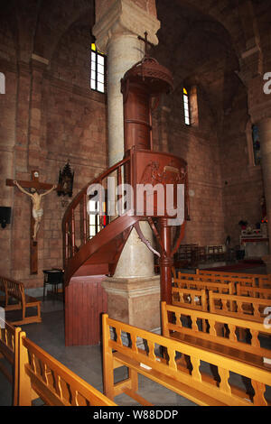 Batroun, Libano - 07 gen 2018. La chiesa in Batroun, Libano Foto Stock