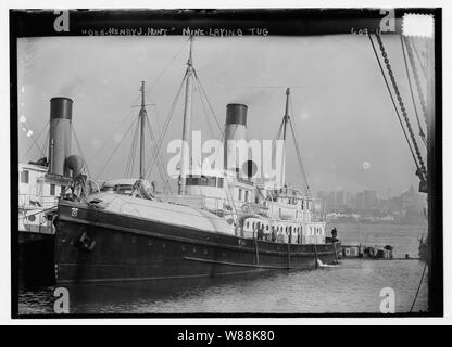 Gen. Henry J. Hunt - miniera-posa tug N.Y. Harbour, New York Foto Stock