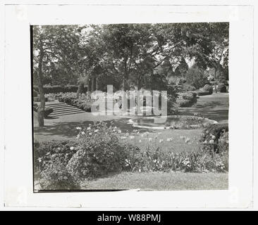 Killenworth, George Dupont Pratt house, Glen Cove, New York. Green Garden Foto Stock