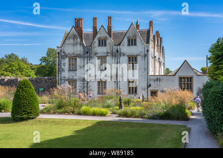 St Fagans castello presso il St Fagans il Museo Nazionale di Storia a Cardiff, nel Galles Foto Stock