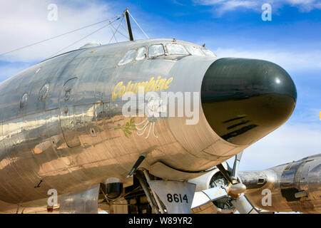 Anni Cinquanta Lockheed VC-121A USAF Trasporto Truppe piano, una variante militare del L-1049 Super Constellation Foto Stock