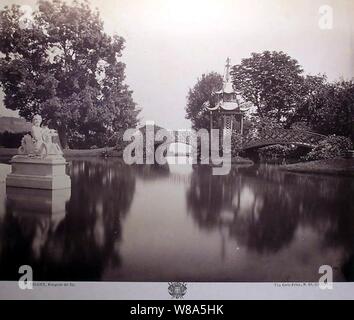 Degoix, Celestino (floruit 1860-1890) - Villa Pallavicini (Pegli). Foto Stock