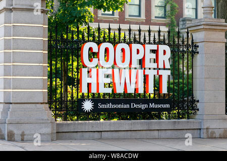 Cooper Hewitt Smithsonian Design Museum, 2 East 91Street, New York, NY Foto Stock