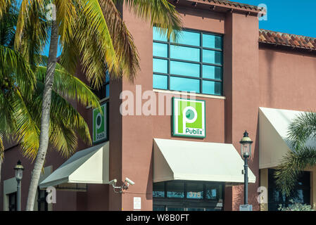 Publix Super mercato a CityPlace in West Palm Beach, Florida. (USA) Foto Stock