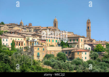 Montalcino, Siena, Toscana, Italia, Europa Foto Stock