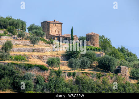 Montalcino, Siena, Toscana, Italia, Europa Foto Stock