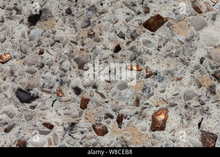 Eccellente bianco pietra sintetica lo sfondo per il tuo desktop. Foto Stock