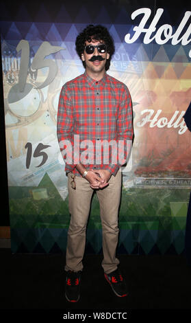 Hollywood, CA. 8 Ago, 2019. Rick Glassman, alla quindicesima Oscar qualifica HollyShorts Film Festival - apertura notturna al Gala cinese TCL 6 teatri in Hollywood, la California il 8 agosto 2019. Credito: Faye Sadou/media/punzone Alamy Live News Foto Stock