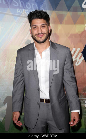 Hollywood, CA. 8 Ago, 2019. Johnny D'Esposito, alla quindicesima Oscar qualifica HollyShorts Film Festival - apertura notturna al Gala cinese TCL 6 teatri in Hollywood, la California il 8 agosto 2019. Credito: Faye Sadou/media/punzone Alamy Live News Foto Stock