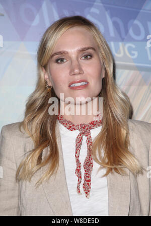 Hollywood, CA. 8 Ago, 2019. Nora Kirkpatrick, alla quindicesima Oscar qualifica HollyShorts Film Festival - apertura notturna al Gala cinese TCL 6 teatri in Hollywood, la California il 8 agosto 2019. Credito: Faye Sadou/media/punzone Alamy Live News Foto Stock