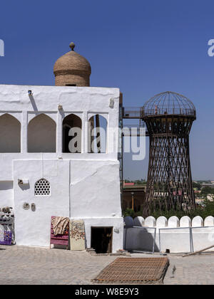 Nella fortezza, la storica città di Bukhara, Uzbekistan, Asia, nonché patrimonio dell'UNESCO Foto Stock