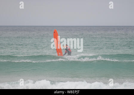 Boardmasters gara di surf 2019 Foto Stock