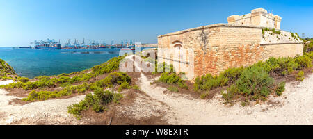 Fort San Luciano di Marsaxlokk, Malta Foto Stock