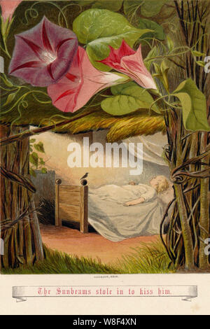 Thumbelina sleeping Foto Stock