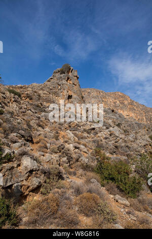 Una immagine di paesaggio orientale di Creta, Grecia Foto Stock