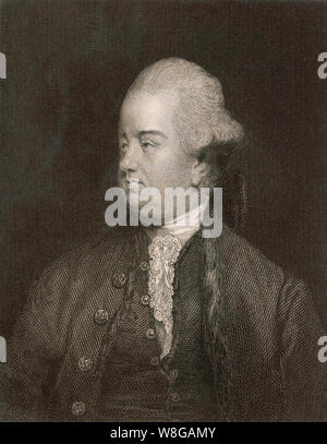 EDWARD GIBBONE (1737-1794) inglese storico e politico Foto Stock