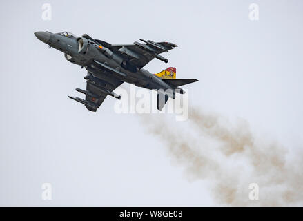 Lo spagnolo EAV-8B Harrier IIs presso il Royal International Air Tattoo 2019 Foto Stock