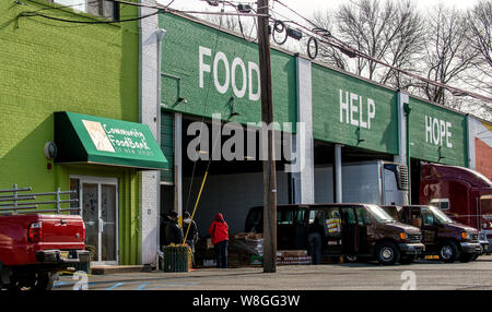 Comunità FoodBank del New Jersey operazioni, il 20 gennaio 2016, in collina, New Jersey. Foto Stock