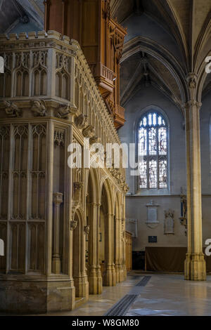 La cappella a Magdalen College, parte dell'Università di Oxford Foto Stock