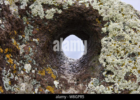 Zorats Karer, Karahunj - Antiche rovine in Armenia Foto Stock