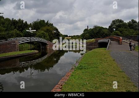 Foro Bumble svincolo a Dudley Canal, Black Country, REGNO UNITO Foto Stock