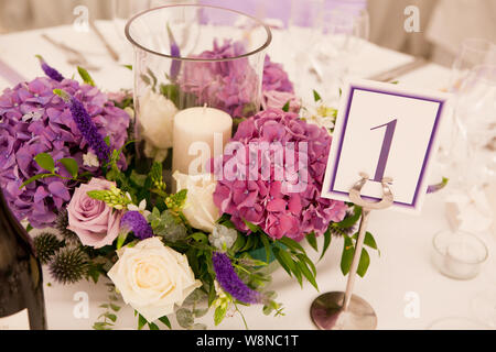 Tabelle di ricezione Foto Stock