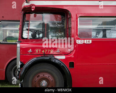 Ex Londra Trasporto Bus RT AEC RT era una delle varianti della AEC Regent III. Era un autobus a due piani realizzato congiuntamente tra AEC e L Foto Stock