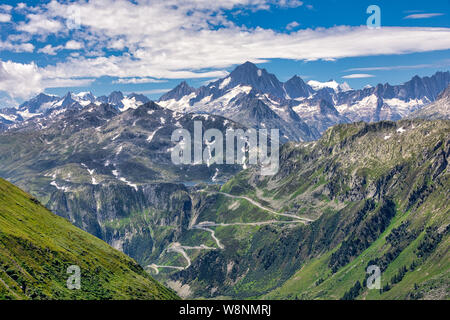 Furka Pass, Svizzera Foto Stock