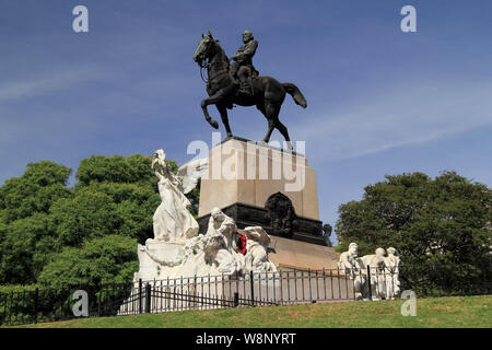 Il Mitre monumento, situato nel quartiere di Recoleta di Buenos Aires, Argentina, onora l ex presidente dell'Argentina, Bartolomé Mitre Foto Stock
