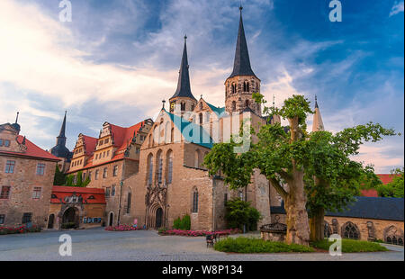 Merseburg cattedrale in Sassonia-Anhalt, Germania Foto Stock