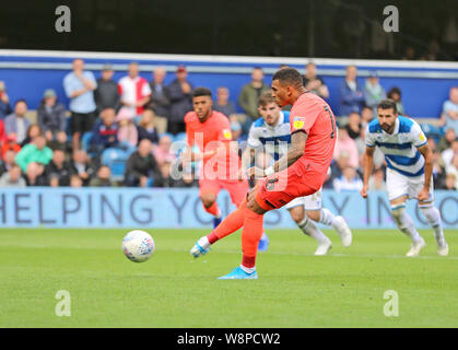 Foto Shibu PremanAHPIX LTD, calcio, Sky scommessa campionato, Queens Park Rangers v Huddersfield Town, Loftus Road, Londra UK, 10/08/19, K.O 3pm Hud Foto Stock