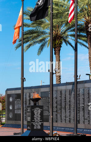 Duval County Veterans Memorial Wall a Jacksonville, in Florida. (USA) Foto Stock