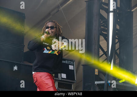 Rapper americano Gunna effettuando al Breakout Festival il giorno 2 presso l'Anfiteatro PNE in Vancouver, BC su Giugno 16th, 2019 Foto Stock