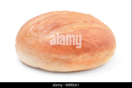 Filone di pane fresco isolato su sfondo bianco Foto Stock