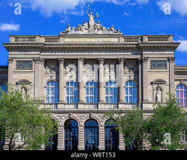 Palais Universitaire, palazzo universitario, quartiere Neustadt, Strasburgo, Alsazia, Francia, Europa Foto Stock